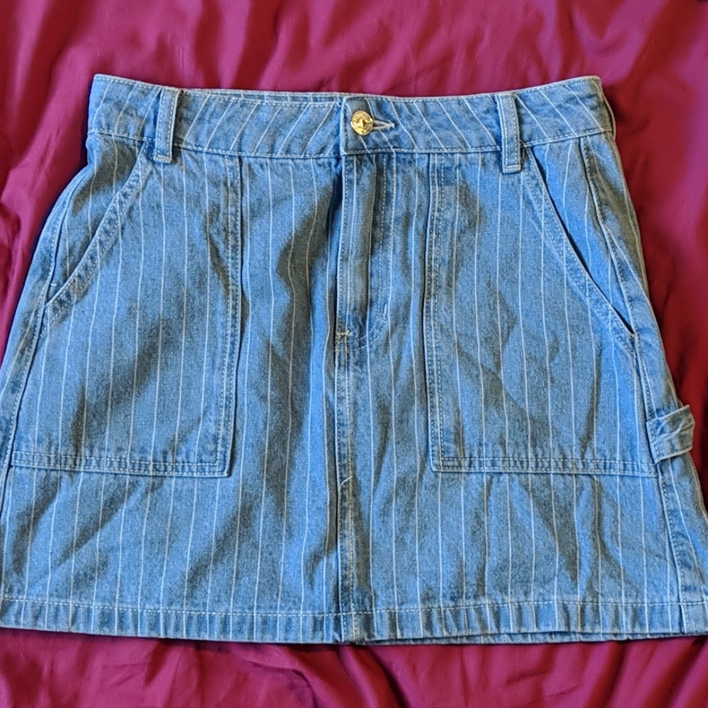 NWOT 🎉MOVING SALE🎉 Pacsun striped denim skirt